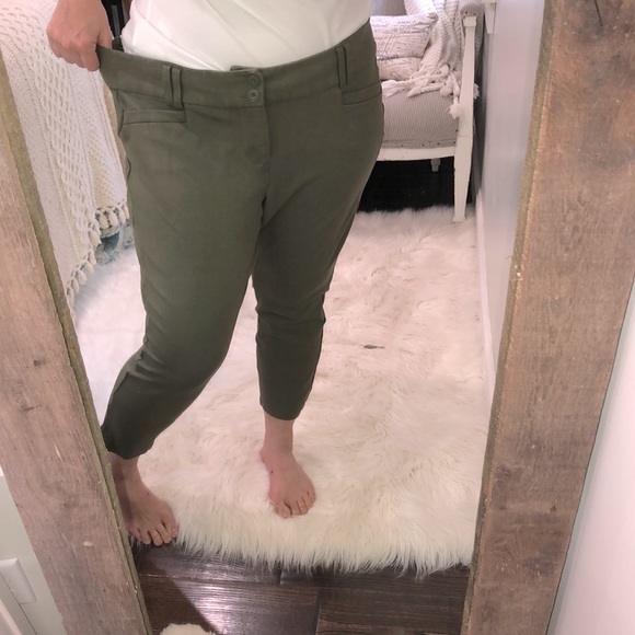 torrid Pants - Torrid size 18 R olive green equestrian crop pants